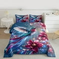 thumbnail image 2 of Homewish Floral Hummingbird Bedding Comforter Set 2pcs for Boys Girls,Bling Glitter Crystal Twin Comforter Sets Microfiber,Flower Animal Breathable Bedding Set,Super Cozy Room Decor,Reversible, 2 of 8