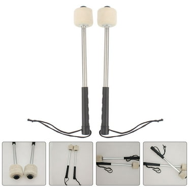 Omeite Bass drum drumsticks marching drums Bass drum instrument accessories 2PCS