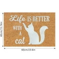 thumbnail image 3 of Cat Carpet | Versatile Door Mat for Indoor and Outdoor Use | Stylish Entrance Rug | -Absorbing Area Rug | Home Décor Accessory, 3 of 4
