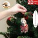 thumbnail image 4 of Colgante navideño plano de acrílico 2D | Decoración festiva de acrílico duradera para el hogar | Adorno versátil para repisa de árbol | Idea de regalo para decoración de interiores de temporada, 4 of 6
