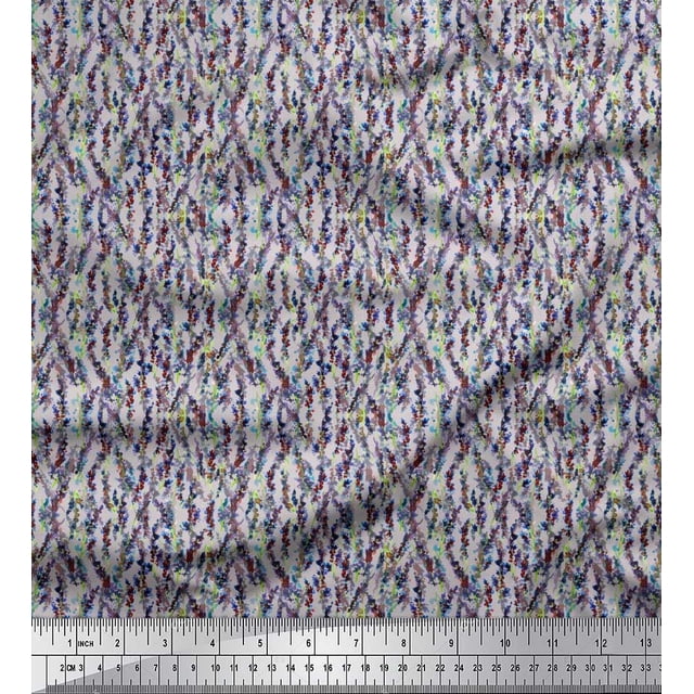 Soimoi Rayon Fabric Floral Shirting Print Fabric by The Yard 56 Inch Wide