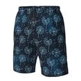 thumbnail image 6 of Uemuo Dandelions Pattern Men's Swim Trunks Hawaiian Beach Bathing Suit Swimsuits Beach Quick-Dry Shorts with Pockets-Medium, 6 of 9