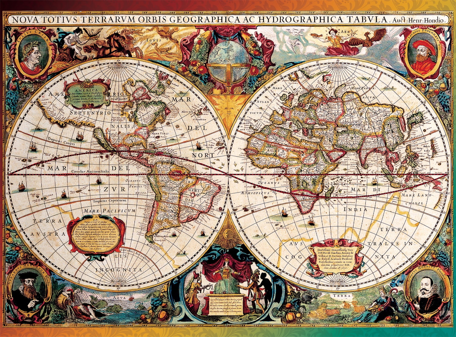 Buffalo Games - Signature Collection - Antique Map - 1000