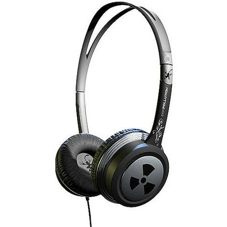 Silver Sports Headphone - IFROGZ EarPollution Toxix Headphones - Silver