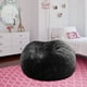 thumbnail image 3 of 1 funda para silla grande circular, suave y esponjosa, cómoda funda de terciopelo para sofá, para sala de estar, dormitorio, oficina, decoración del hogar (solo funda, sin relleno), 150 cm x 75 cm., 3 of 4