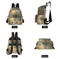 thumbnail image 2 of JIALIOU Mini Backpack Purse for Women Quilted Casual Daypack Small Travel Shoulder Bag, Ducks Swimming in Lake at Sunrise, 2 of 7