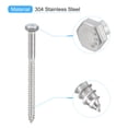 thumbnail image 2 of Zinc Plated Steel Hex Head Wood Screws Hexagon Wood Screws ASMEB18.2.1 Lag Bolts 2 of 14