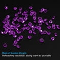 thumbnail image 3 of 10000Pcs Acrylic Wedding Diamonds 3mm Table Scatter Confetti Crystals Vase Fillers Gems, Purple, 3 of 7