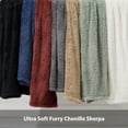 thumbnail image 6 of CBCHome Cozy Chenille Sherpa Twin Extra Long College Dorm Bed Blanket - Soft, Fluffy, Back to School Essentials for Girls Guys Teens (Light Brown, Twin/Twin XL 66"x90"), 6 of 8