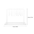 thumbnail image 2 of 1 Set Mirror Surface Base Earring Rack Holder Hanger Type Earring Display Stand, 2 of 8
