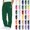 Z2-Green, variant on BloomJoy Mens Sweatpants with Pockets Fashion Drawstring Elastic Waist Solid Color Casual Sweat Length Pants
