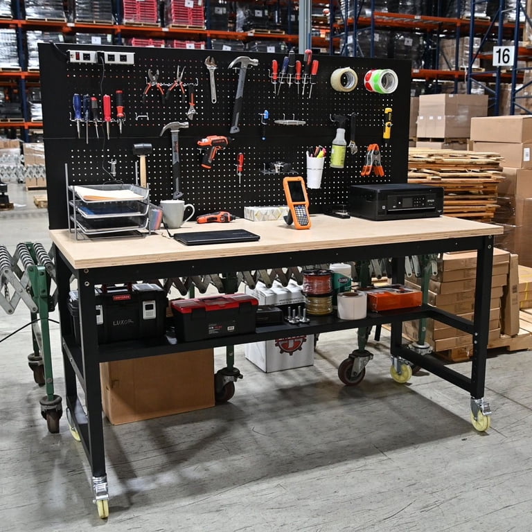 Luxor Adjustable Height Science Lab Desk LUXOR Modular Makerspace ...