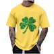 thumbnail image 1 of Tops para hombre, blusas y camisas de manga corta con cuello redondo para hombre, camisetas casuales con estampado de moda para hombre, blusa de manga corta, blusa de poliéster para hombre., 1 of 4