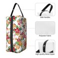 thumbnail image 3 of Goofa Pineapple Flower Printed Toiletry Bag with Handle,Large Capacity Travel Makeup Cosmetic Bag for Women, Carry on Airport Airline Compliant Bag, 3 of 9