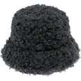thumbnail image 6 of CoCopeaunts Solid Color Fisherman Hat Men Autumn Winter Versatile Lamb Wool Pot Hat Winter Warm Women Basin Hat Outdoor Foldable, 6 of 8
