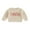 Beige, variant on Gupgi Baby Girls Christmas Sweaters Infant Long Sleeve Letter Print Knit Pullover Newborn Winter Knitwear