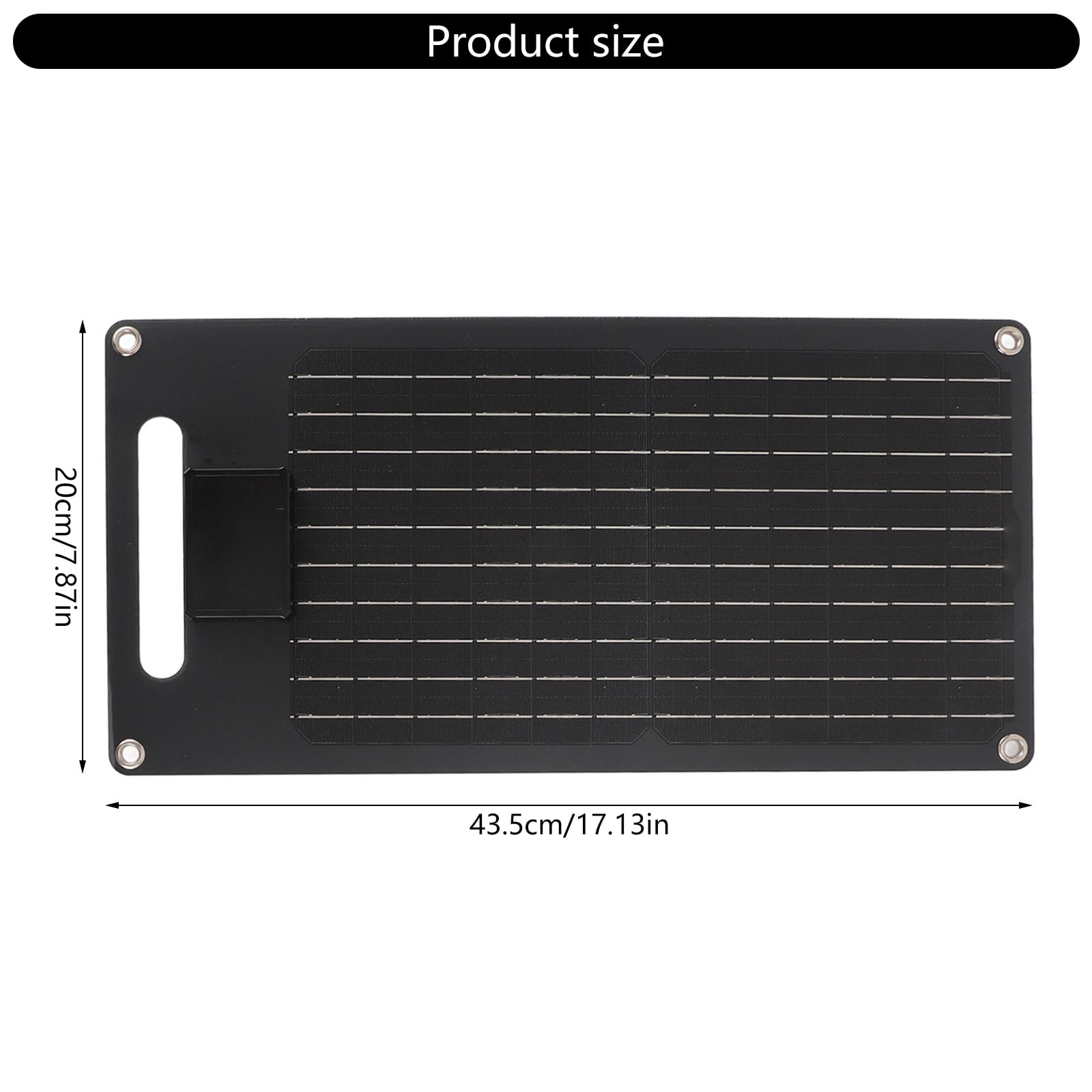 Sturdy 50W 12V Solars Panel with Waterproof Features Portable Accessory for Campers Yachts and Outdoor Daily Use