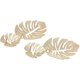 thumbnail image 3 of Pendientes colgantes de hoja de palma verde dorada con hojas de monstera tropical para mujeres y niñas, joyería bohemia., 3 of 5