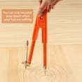 thumbnail image 2 of Large Size Carpenter Precision Pencil Compasses Large Diameter Adjustable Dividers Marking And Scribing Compass For Woodworking,1*Carpenter Precision Pencil Compasses,orange, 2 of 4