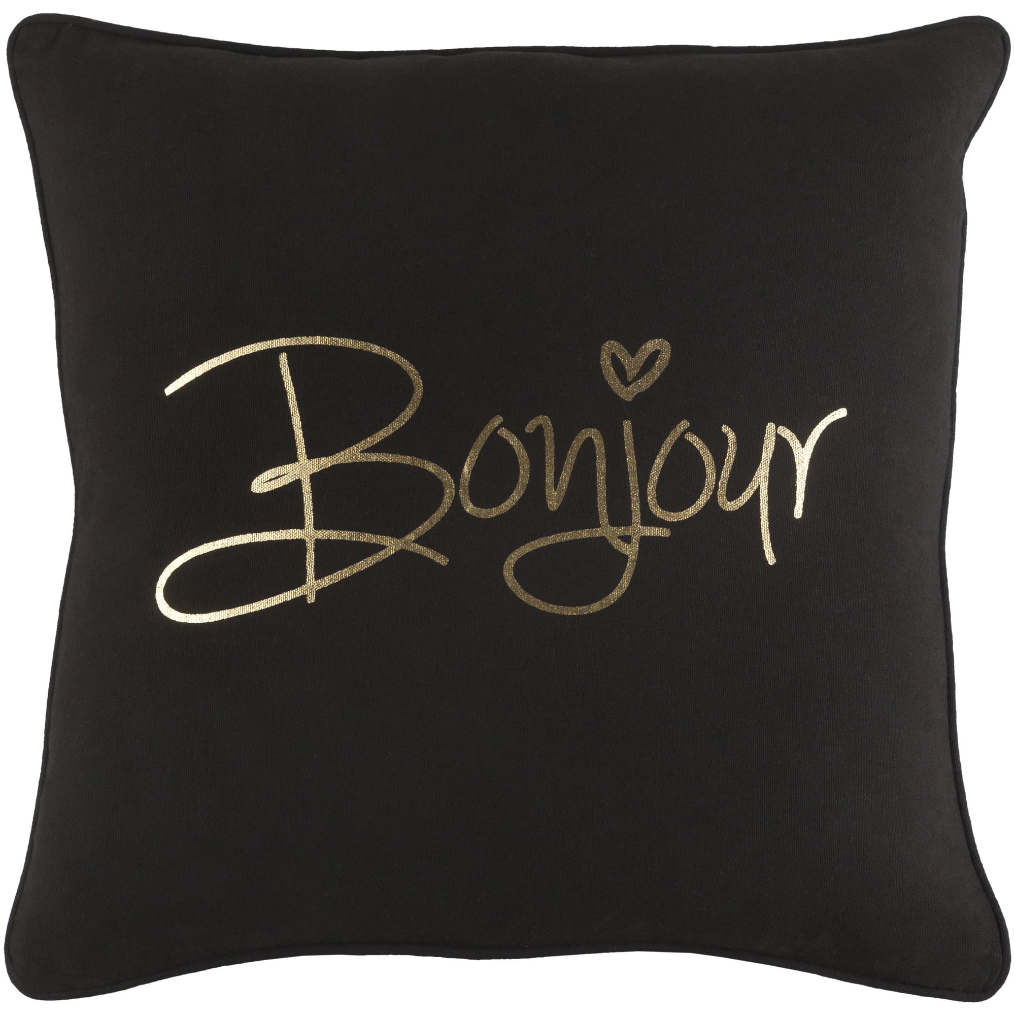 Home Bonjour Throw Pillow Multicolor 18x18 P.S