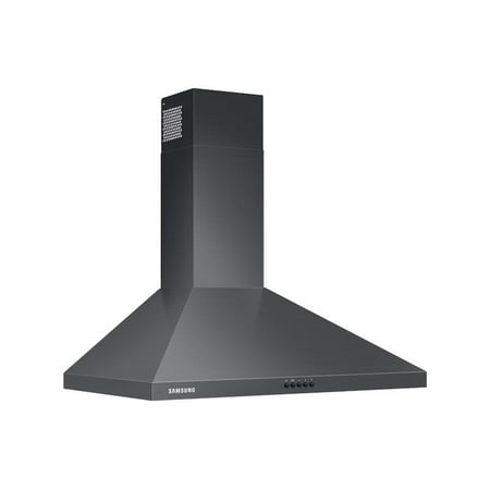 Samsung - 30" Convertible Range Hood - Black Stainless Steel