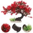 thumbnail image 2 of Árbol pequeño artificial de plástico para decoración de acuarios., 2 of 7