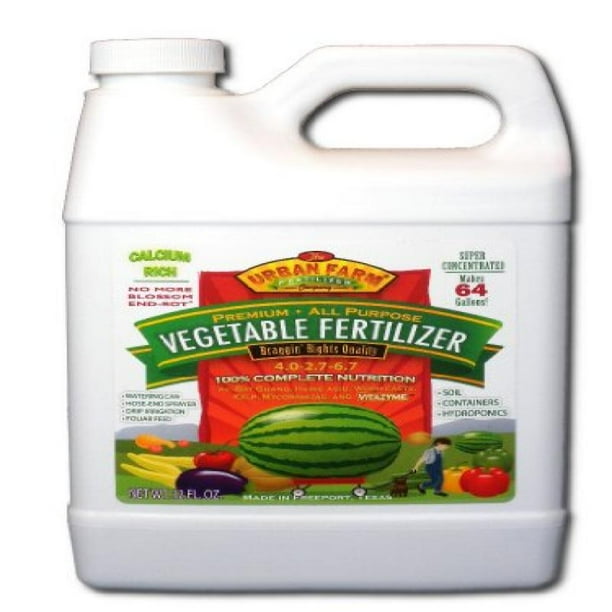 Urban Farm Fertilizers AllPurpose Vegetable Fertilizer, 1 Quart