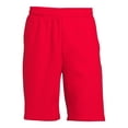 thumbnail image 5 of Athletic Works Men's and Big Men's Active Fleece Shorts, up to Size 5XL, 5 of 5