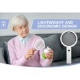 thumbnail image 4 of 22X 10X Magnifying Glass, 3 Adjustable Joints Handheld LED Magnifying Glass Distortion Free Images Acrylic Lens Foldable  for Reading for Jewelry, 4 of 7