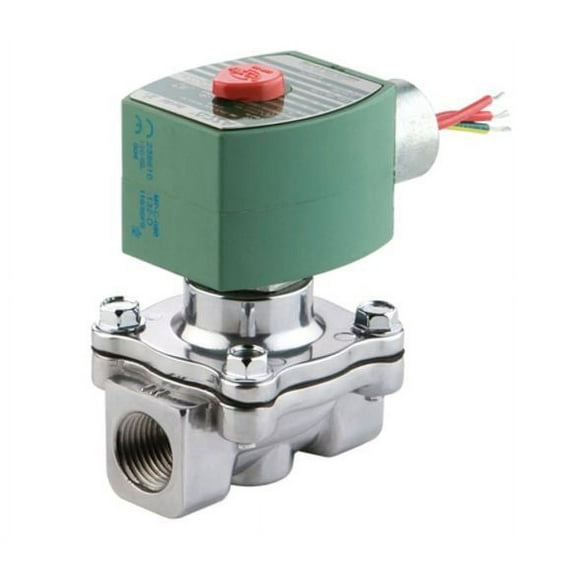 Asco RedHat 8215G020 1/2" Aluminum Solenoid Air Valve, 238,500 BtuH Max (120v), replacement for 8215G20