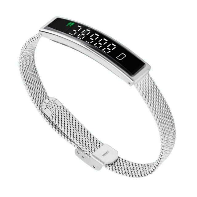Bracelet Intelligent Intelligent Traqueur de Mise en Forme 5.3 Bracelet de Suivi de Santé Étanche pour Course et Vélo avec Application