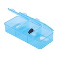 thumbnail image 2 of Unique Bargains 1 Pc 3 Compartment Pill Case Durable for Travel Blue, 2 of 6