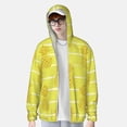thumbnail image 2 of Vsdgher Chandails à Capuchon pour Adultes à Imprimé Ananas Doré Maillot Dermoprotecteur pour Hommes Femmes, Chandails de Pêche à Manches Longues avec Protection Solaire pour Course Athlétique Natation - X-Grand, 2 of 7