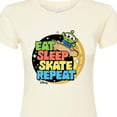 thumbnail image 3 of Disney - Toy Story - Eat Sleep Skate Repete - Juniors Fitted Graphic T-Shirt, 3 of 5