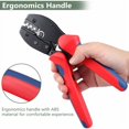thumbnail image 4 of Non-Insulated Open Plug Connector Crimping Tool, Lightweight And Compact Design For Ease Of Handling, High Quality Carbon Steel Construction For Industrial Applications, 4 of 5