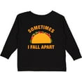 thumbnail image 3 of Inktastic Tacos Fall Apart Boys or Girls Long Sleeve Toddler T-Shirt, 3 of 5