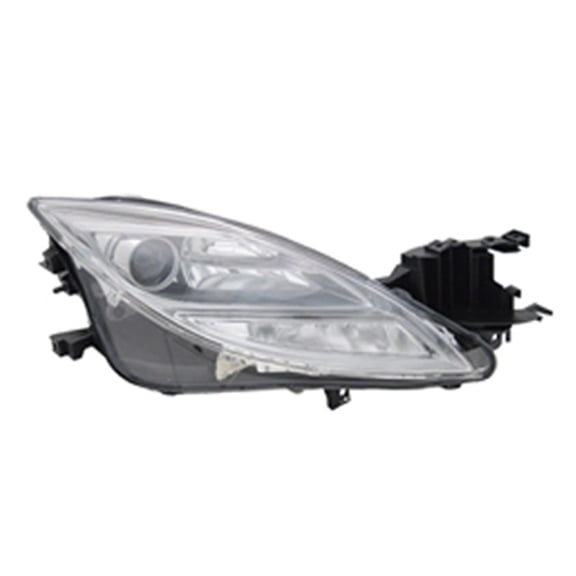KAI New CAPA Certified Standard Replacement Passenger Side Headlight Lens And Housing, Fits 2009-2010 Mazda 6