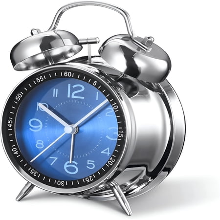 DESIGNICE 2026 New Loud Alarm Clock for Heavy Sleepers,Retro 4 Silent Non Ticking Quartz with photo DESIGNICE 2026 New Loud Alarm Clock for Heavy Sleepers,Retro 4 Silent Non Ticking Quartz with