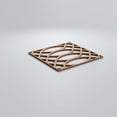 thumbnail image 4 of Ekena Millwork 7 3/8"W x 7 3/8"H x 1/4"T Extra Small Montrose Decorative Fretwork Wood Wall Panels, Red Oak, 4 of 18