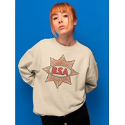 B.S.A Empire Star Sweatshirt Women -BSA Designs, Female Small