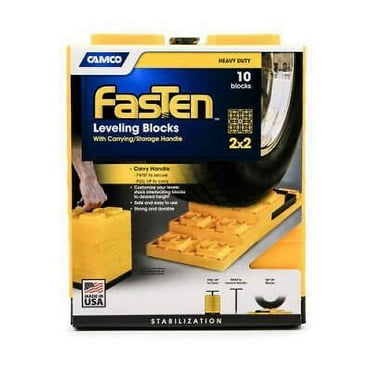 Camco 44527 FasTen XL Heavy-Duty RV Leveling Blocks - Walmart.com