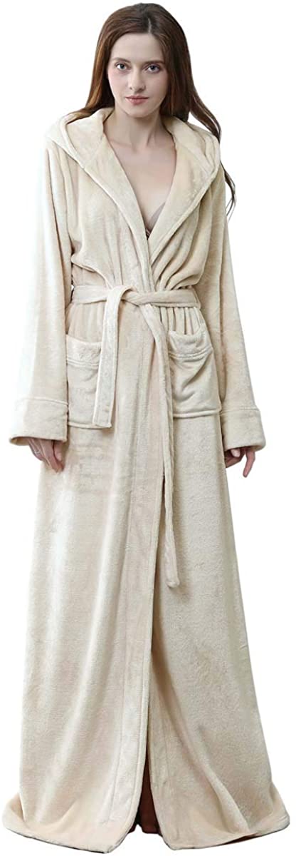Hellomamma Long Hooded Robe for Women 
