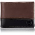 thumbnail image 1 of Cartera Timberland de Cuero para Hombre, Bifold Híbrida Marrón y Negra, 1 of 7