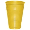 School Bus Yellow 12 oz Plastic Cups for 20 Guests