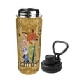 thumbnail image 2 of 18 Oz Sports Insulated Water Bottle Zootopia Stainless Steel Kettle Leak Proof for Sports Gym Travel, 2 of 8