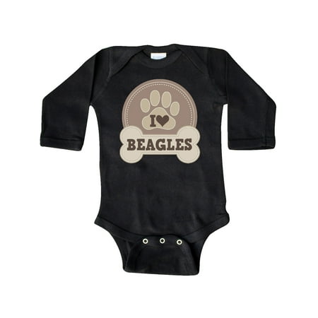 

Inktastic Beagle Dog Lover Gifts Gift Baby Boy or Baby Girl Long Sleeve Bodysuit
