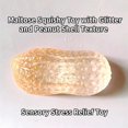 thumbnail image 3 of Squishy Toy with Glitter and Peanut Shell Texture, 1 Pack, Orange, for Relaxation And, Squishy Stress Toy, 3 of 4