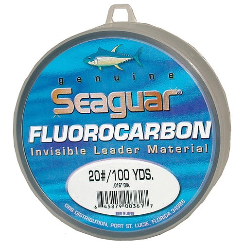 Details about   SEAGUAR ORIGINAL FLUOROCARBON INVISIBLE BLUE LABEL LEADER MATERIAL-25YRDS 