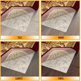 thumbnail image 4 of Ottomanson 2'7" x 8' Non-Slip Rug Pad Gripper 1/12 Inch Ultra Thin Dual Surface Felt + Rubber Gripper - Safe for All Floors, Cream, 4 of 5