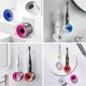 thumbnail image 3 of Wall Mounted Toothbrush Holders,self Adhesive Shower Razor Holder,bathroom Electric Tooth Brushing Holder Organizer,kids Toothbrush Base Stander(red), 3 of 4